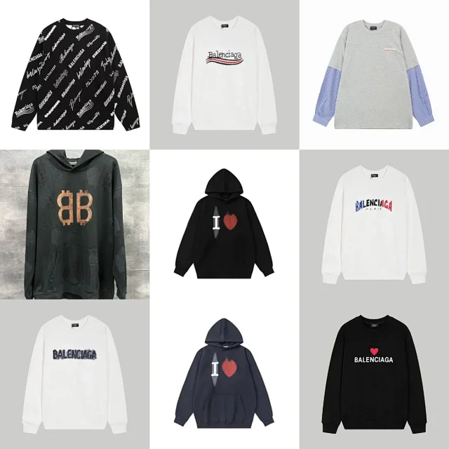 Balenciaga Hoodies & Sweatshirts I Heart graphic product detail image 1