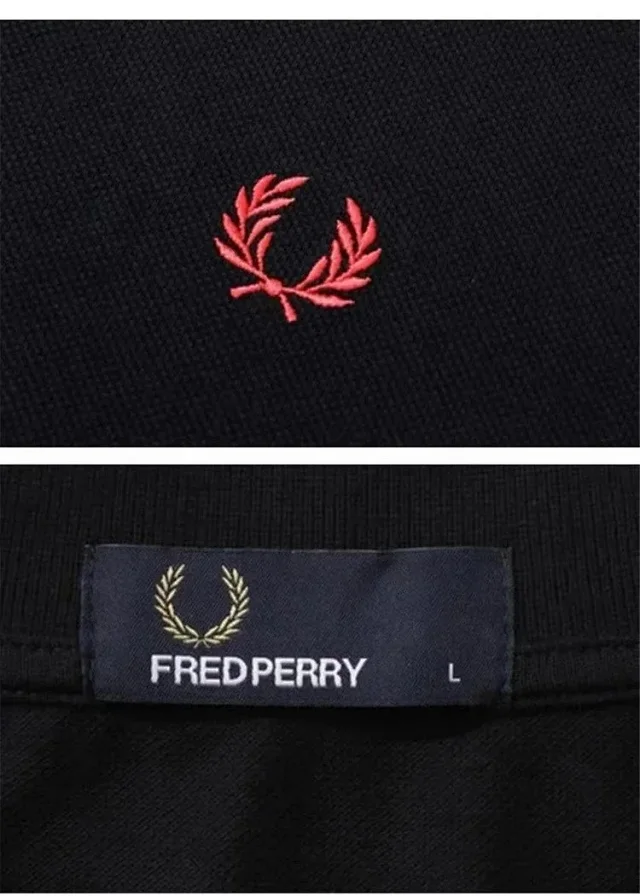 Fred Perry Shirts Short-Sleeve Tipped Polo Shirt product detail image 6