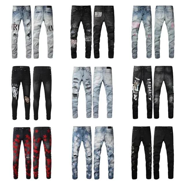 AMIRI Jeans Distressed Graphic product detail image 1