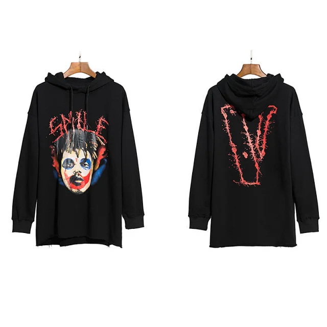 VLONE Hoodies & Sweatshirts Graphic Print Pullover Hoodie product detail image 6