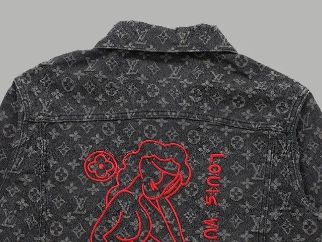 Louis Vuitton Jackets Monogram denim trucker jacket product detail image 6