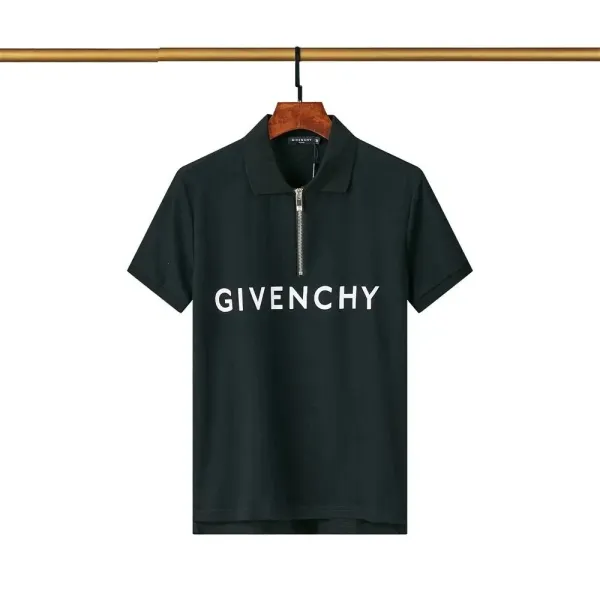 Givenchy Star Monogram Blue Polo Shirt - 4