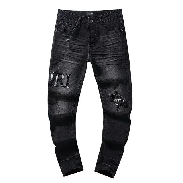Unbranded Jeans Ripped Distressed Skinny product detail image 4