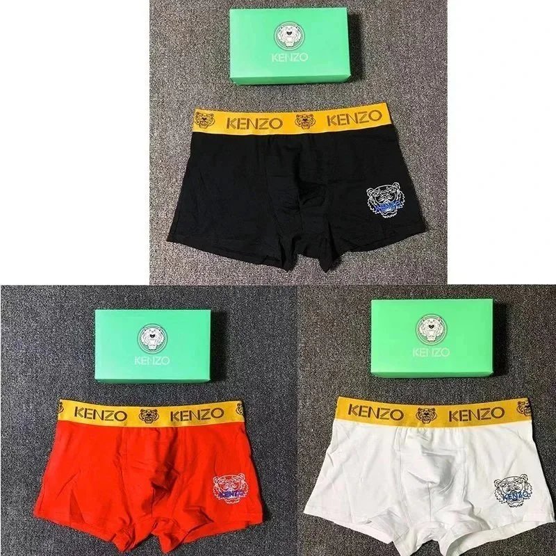 Lacoste Underwear Boxer Briefs — 2KENZO White Black Red Gift Set