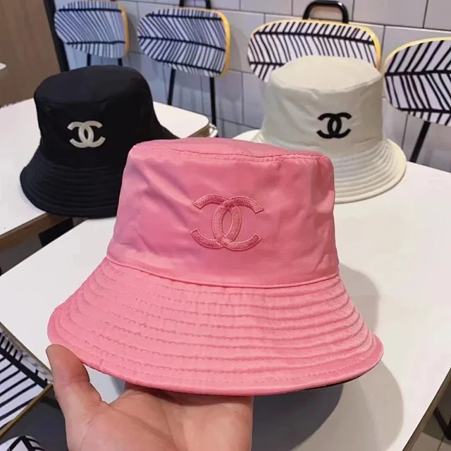 Chanel Hats Embroidered Double C Bucket Hat product detail image 2