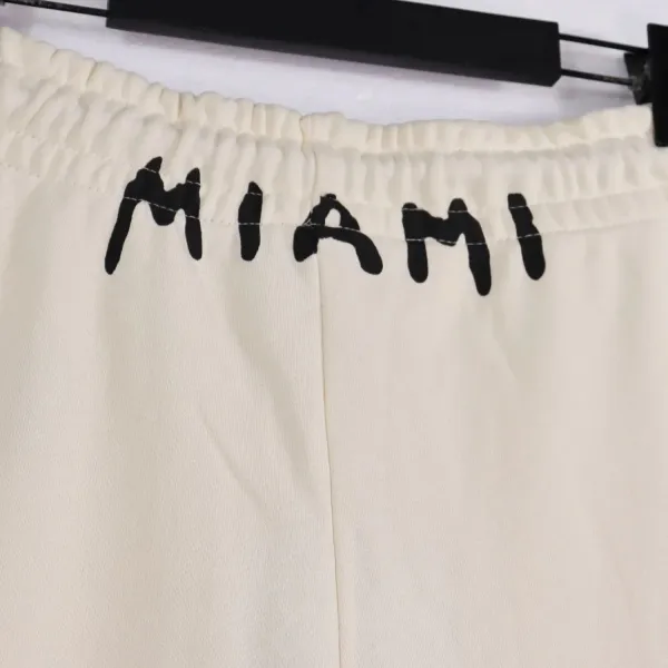 Palm Angels Palm Print Track Pants Navy White - 6