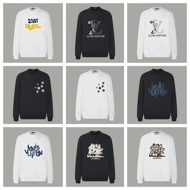 Louis Vuitton Hoodies & Sweatshirts Crewneck logo-print sweatshirt product detail image 1