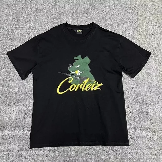 Corteiz T-Shirts Bulldog Graphic Short-Sleeve T-Shirt product detail image 4