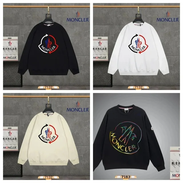 Moncler Hoodies & Sweatshirts Crewneck Logo Sweatshirt product detail image 5