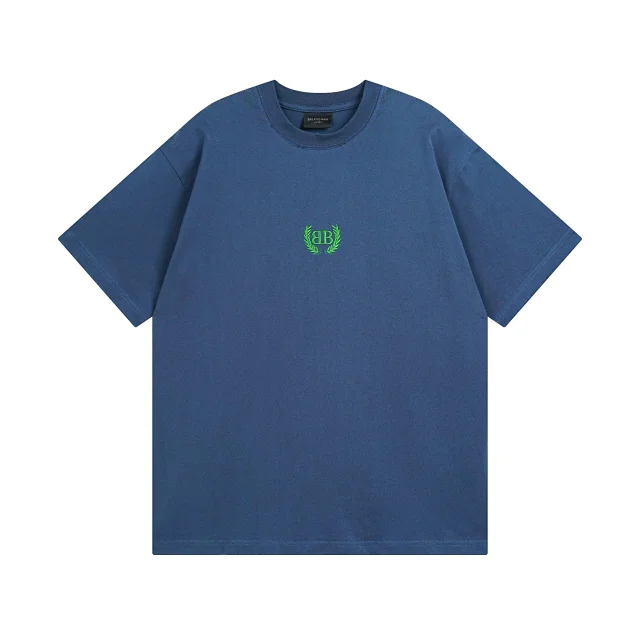 Balenciaga T-Shirts Oversized logo graphic T-shirt product detail image 8