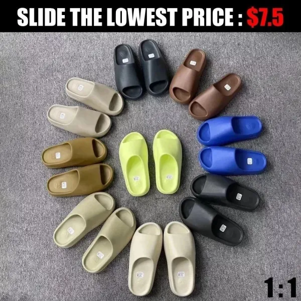 Adidas Yeezy Slide Sand Beige Slippers - 2