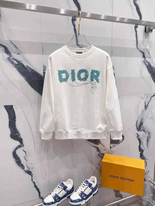 Dior Hoodies & Sweatshirts Crewneck logo sweatshirt product detail image 4