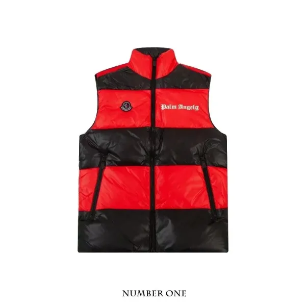 Moncler Genius Down Vest Silver Metallic with Fur Trim - 12