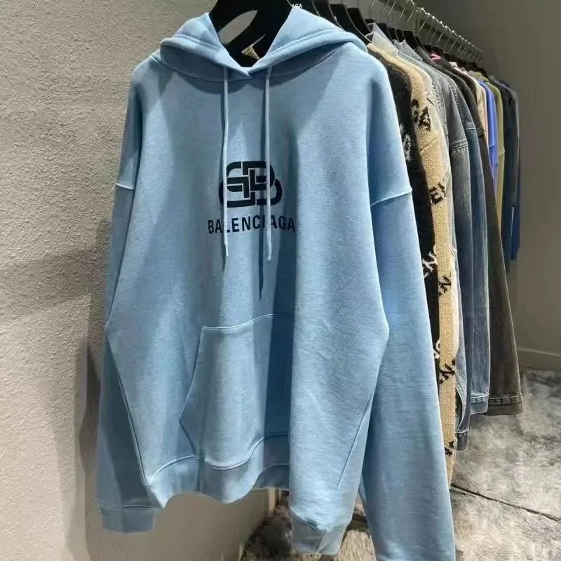 Balenciaga Hoodies & Sweatshirts Logo Graphic Crewneck Sweatshirt — 34