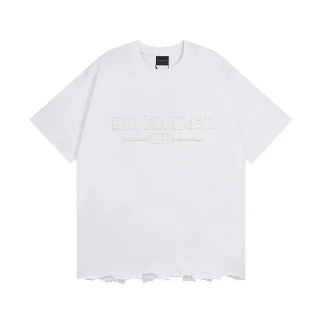 Balenciaga T-Shirts Oversized logo graphic T-shirt product detail image 5