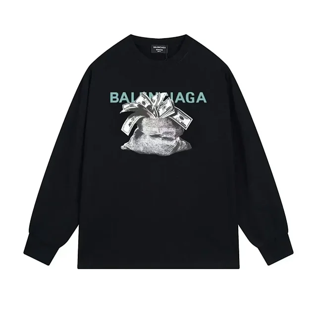 Balenciaga Hoodies & Sweatshirts Logo Graphic Crewneck Sweatshirt product detail image 2
