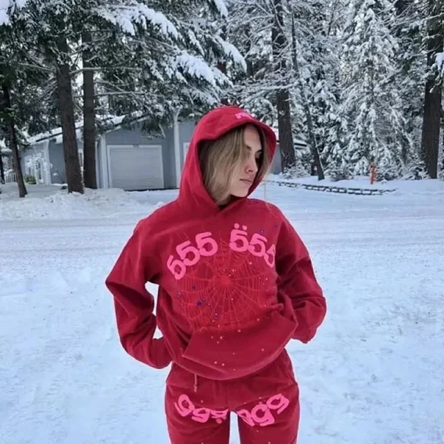 Sp5der Hoodies & Sweatshirts Spiderweb Graphic Hoodie product detail image 5