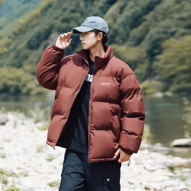 Balenciaga Down Jackets High-neck quilted puffer jacket product detail image 8