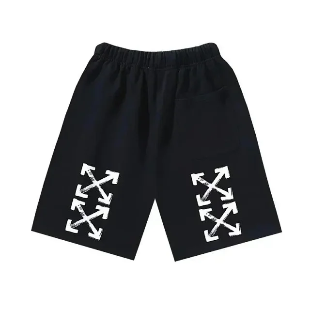 Off-White Shorts Elastic-Waist Graphic product detail image 6