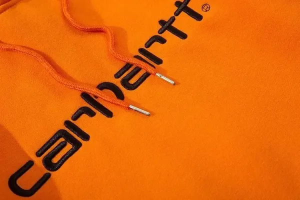 Carhartt Work In Progress Script Logo Hoodie Black - 3