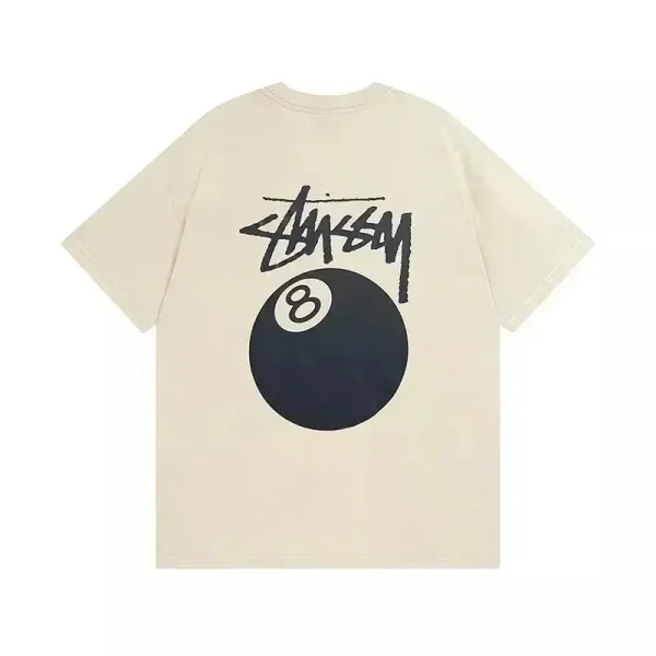 Stussy Dice Print White T-Shirt - 9