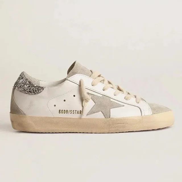 Golden Goose Sneakers Super-Star distressed star product detail image 1