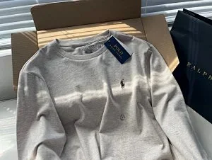 Ralph Lauren T-Shirts Long-Sleeve Custom Slim Fit product detail image 4