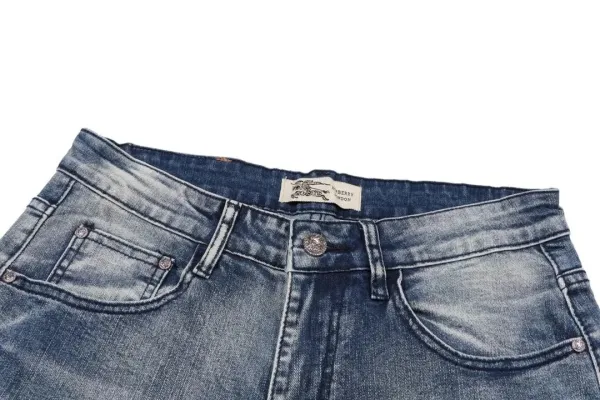 Burberry Logo-Embroidered Straight-Leg Denim Jeans - 6