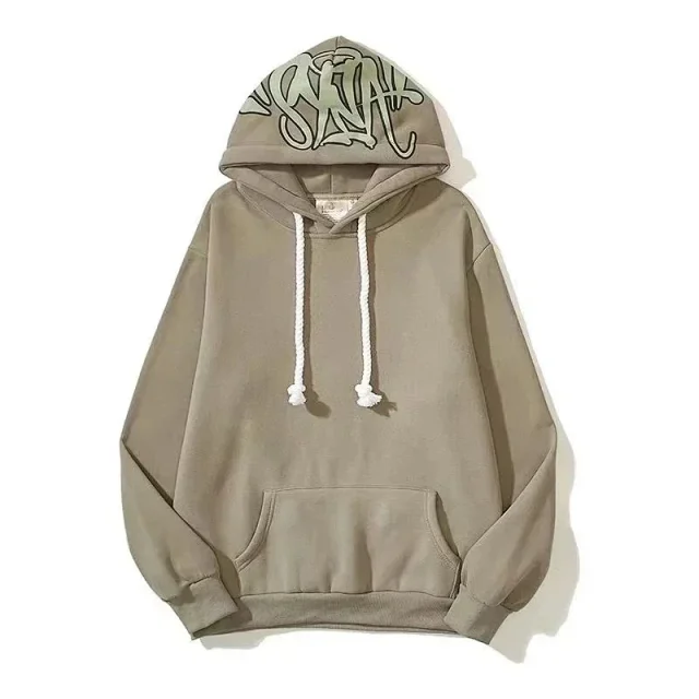 Unbranded Hoodies & Sweatshirts Pullover hoodie with graffiti hood print and kangaroo pocket product detail image 6
