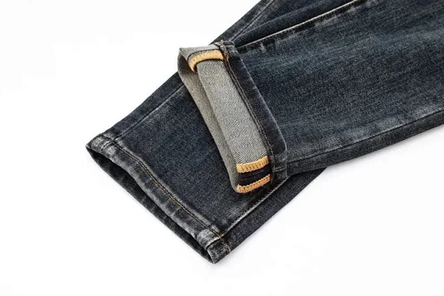 Unbranded Jeans Slim-fit five-pocket with decorative waistband trim product detail image 5