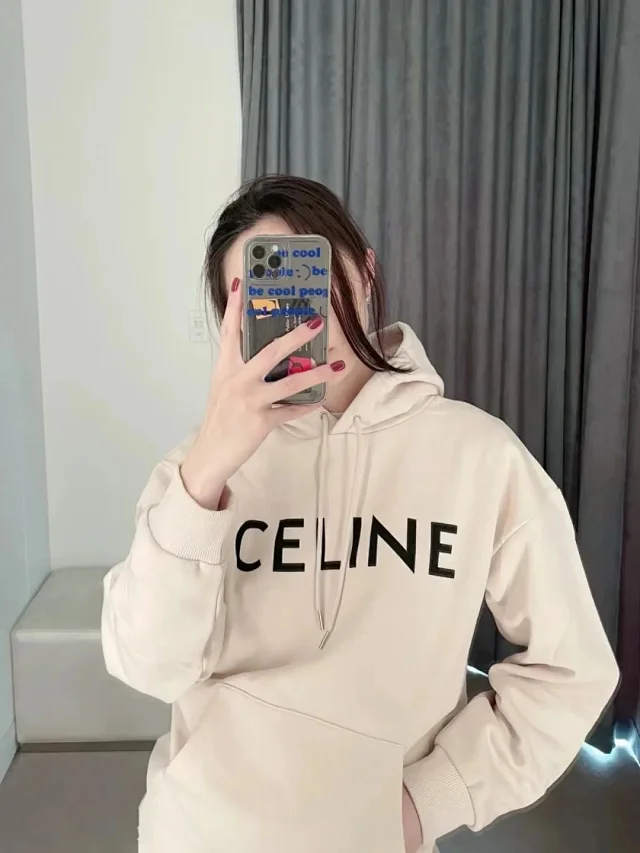 Unbranded Hoodies & Sweatshirts Pullover Hoodie with CEILNE Letter Print and Kangaroo Pocket product detail image 15