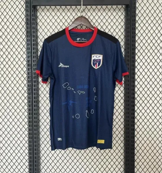 Tempo Cape Verde National Team Away Jersey Navy - 1