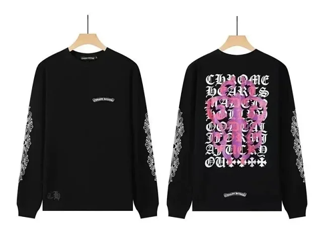 Chrome Hearts Shirts Long-Sleeve Graphic T-Shirt product detail image 4