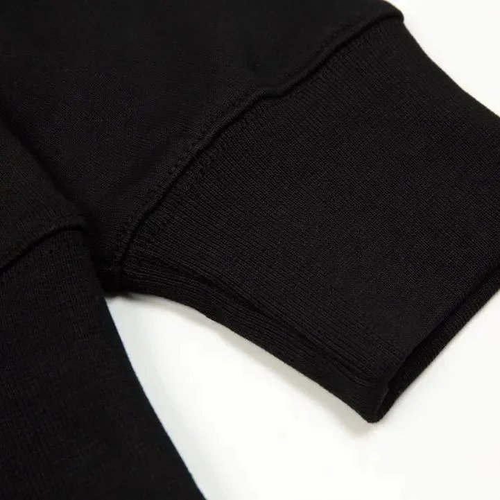 Moncler Logo Print Black Hoodie - 9