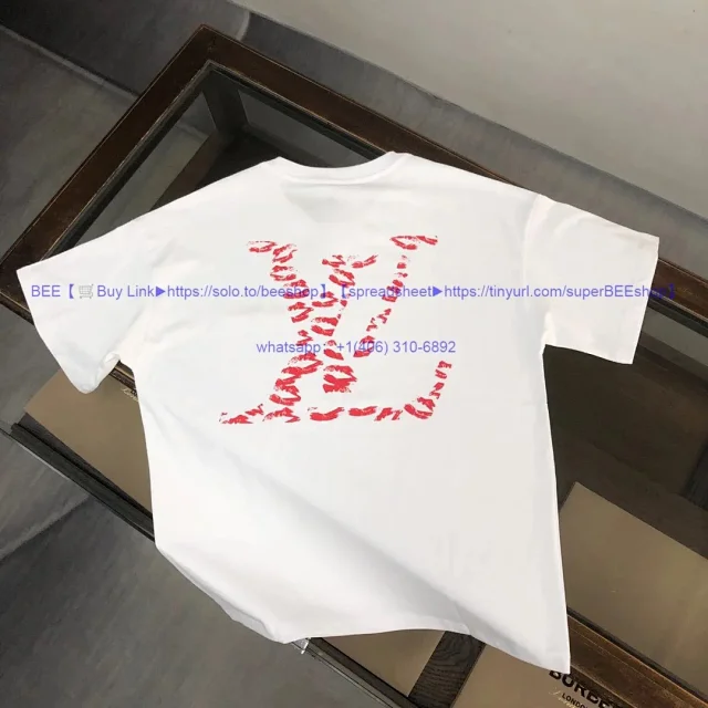 Louis Vuitton T-Shirts Short-Sleeve Crew-Neck Graphic product detail image 30