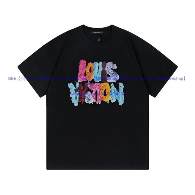 Louis Vuitton T-Shirts Short-Sleeve Crew-Neck Graphic product detail image 48