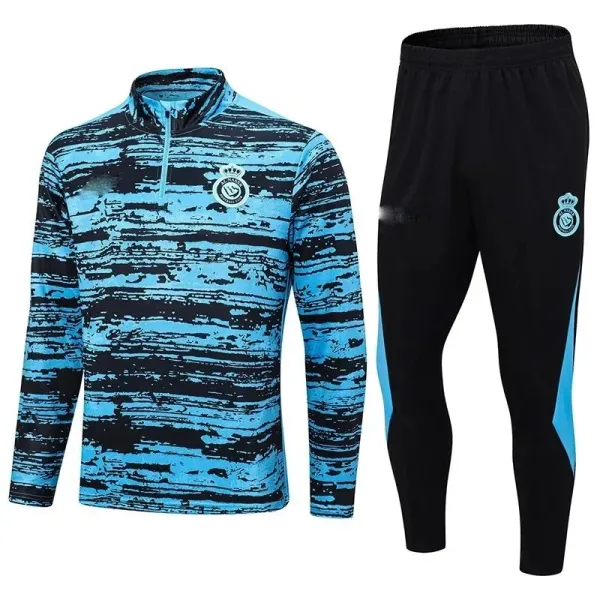 Real Madrid Training Tracksuit Blue-Black Graphic Set - 1
