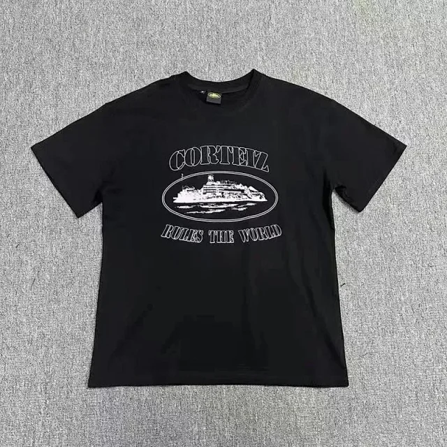 Corteiz T-Shirts Rules the World yacht graphic product detail image 2