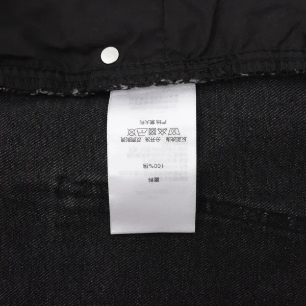Saint Tears Cross Embroidered Black Jeans - 9