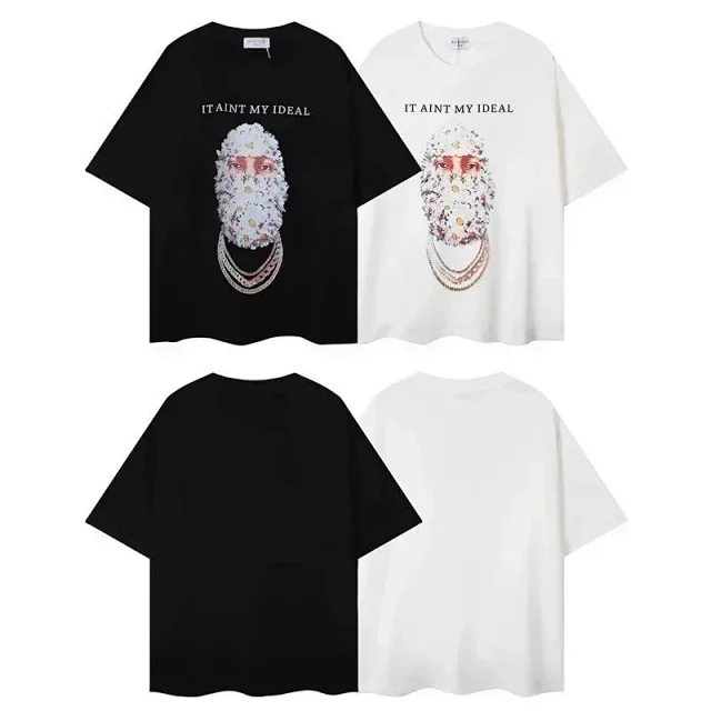 IH NOM UH NIT T-Shirts Oversized Masked Figure Graphic T-Shirt product detail image 3