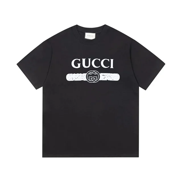 Gucci T-Shirts Short-Sleeve Logo Graphic product detail image 4