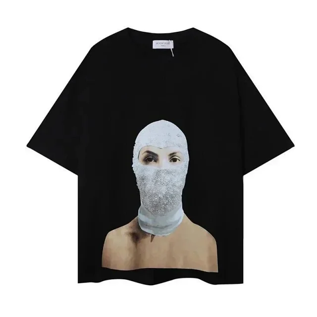 IH NOM UH NIT T-Shirts Oversized Masked Figure Graphic T-Shirt product detail image 5