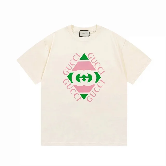 Gucci T-Shirts Short-Sleeve Logo Graphic product detail image 6