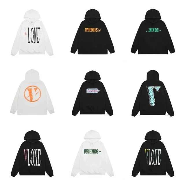VLONE Hoodies & Sweatshirts Logo Print Pullover Hoodie product detail image 5