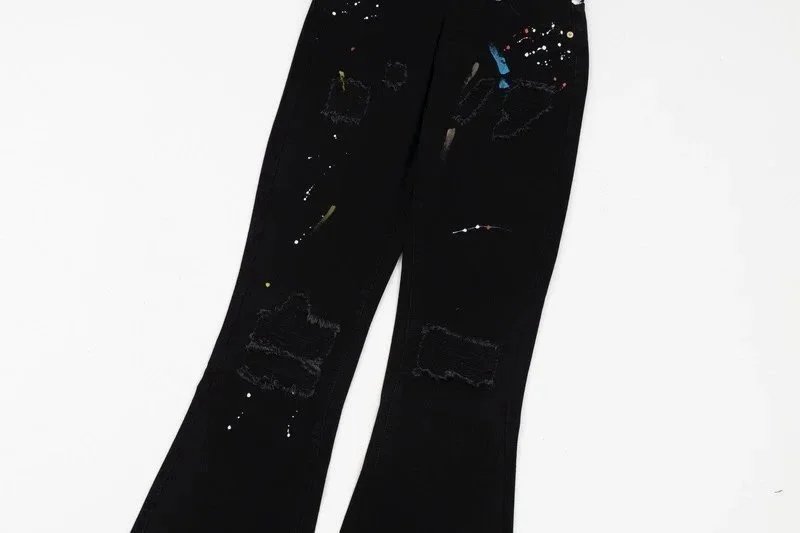 DSquared2 DS Q2 Icon Printed Distressed Light Wash Jeans - 7