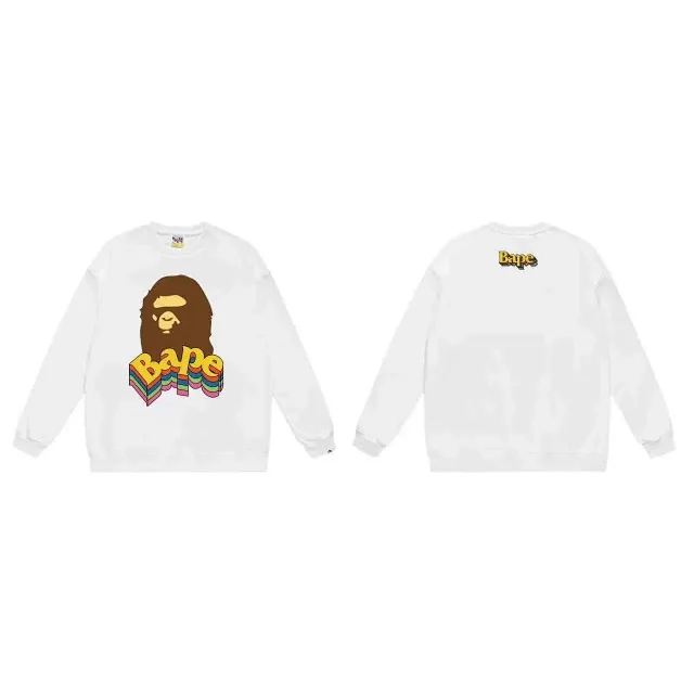 A BATHING APE Hoodies & Sweatshirts Head Graphic Crewneck Sweatshirt product detail image 3