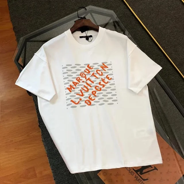 Louis Vuitton T-Shirts Graphic Print Short-Sleeve T-Shirt product detail image 6