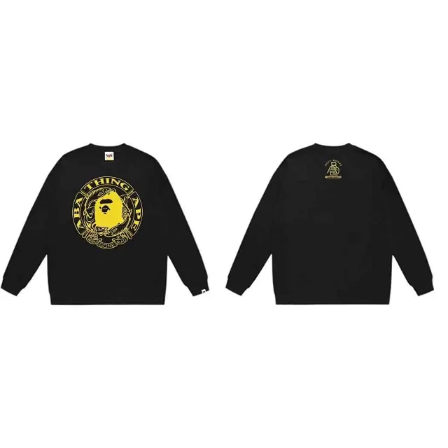 A BATHING APE Hoodies & Sweatshirts Head Graphic Crewneck Sweatshirt product detail image 8
