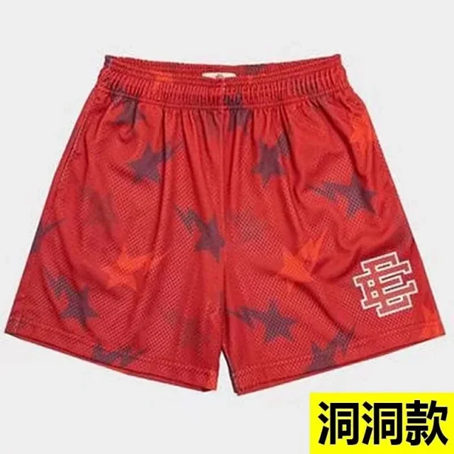 Eric Emanuel Shorts Mesh basketball with lightning star print product detail image 2