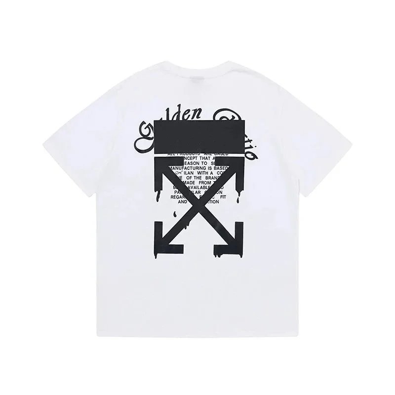 Off-White T-Shirts Short-Sleeve Graphic Arrow Print — 1396 white